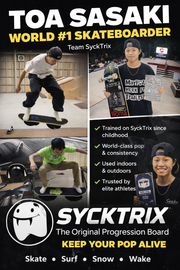 SYCK TRIX スケートボードトレーニング用ボード Amazon | SYCK TRIX シックトリックス イエローマーク バランスボード