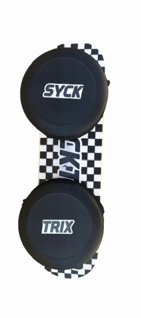 New Indoor/Outdoor Checkered SyckTrix. 8.5 Dad Model With Skate Plates