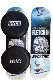 Godfather of Aerial s | Christian Fletcher Sycktrix Model 8.5 with skate plates