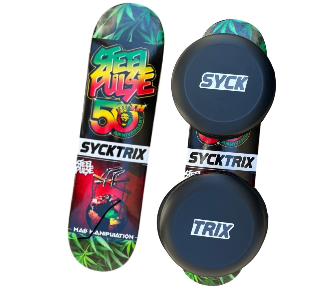 New Indoor/Outdoor SyckTrix Model 8.0 Steele Pulse 50 year New Indoor/Outdoor SyckTrix Model 8.0 Steele Pulse 50 year
