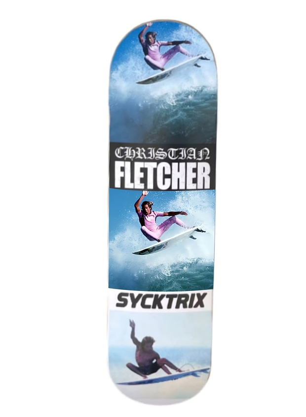 Godfather of Aerial s | Christian Fletcher Sycktrix Model 8.5 with skate plates