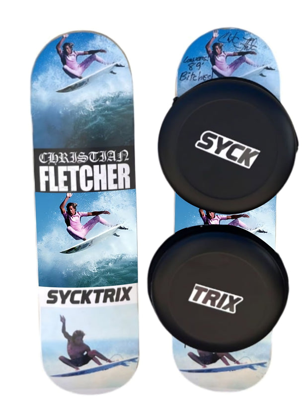 Godfather of Aerial s | Christian Fletcher Sycktrix Model 8.5 with skate plates